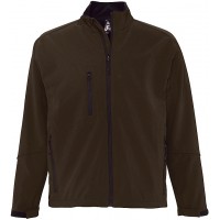 CASACO SOFTSHELL C/ FECHO RELAX CHOCOLATE